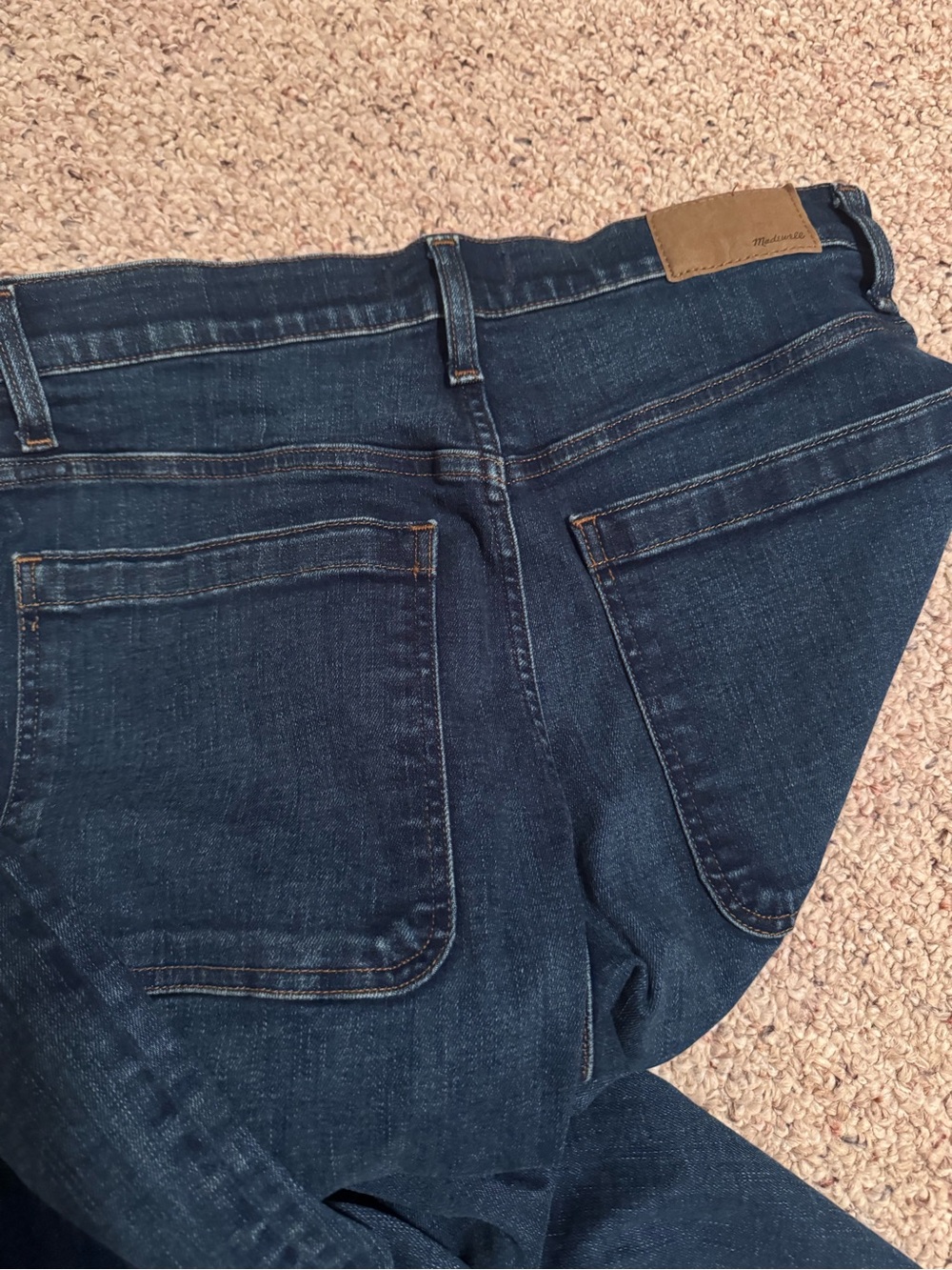 Madewell Women’s Wide-Leg Dark Indigo Jeans - Picture 7 of 7